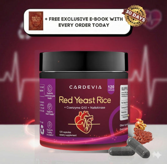 Red Yeast Rice Complex 1000mg with CoQ10 & Nattokinase